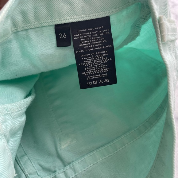 J Brand for Intermix Frayed Shorts Indigo - Picture 4 of 4